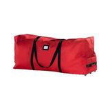 Christmas Tree Storage Bag 600D Oxford Storage Bag with Wheels and Handles Red