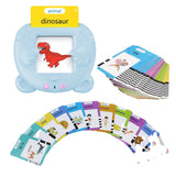 112Pcs Sight Words Talking Flash Cards with Card Reader Toddler Toys Learning Toys Blue