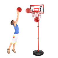 Portable Basketball Hoop Stand System Set Net Adjustable Height