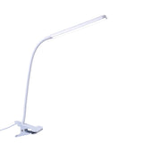 Adjustable Clip On Desk Lamp Book Light Reading Light with 3 Colors 10 Brightness White