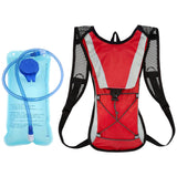 Hydration Pack Water Rucksack Backpack with 2L Hydration Bladder for Cycling Hiking Camping Travel Red