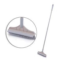 2 in 1 Floor Scrub Brush Crevice Cleaning Brush Multi-Purpose Gap Floor Brush Khaki