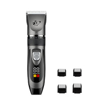 Pet Electric Grooming Kit Cat Dog Hair Clipper Cordless Trimmer with 4 Combs