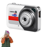 Mini Digital Camera 130W Pixels Sports Camera with 32G Memory Card Grey