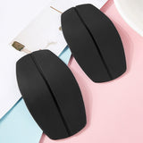 4 Pairs of Silicone Under Bra Strap Pads Cushions Holder Non-slip Soft Shoulder Pads Black