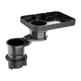 360 Degrees Rotating Car Cup Holder Tray Drink  Food Table with Phone Holder