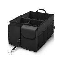 Collapsible Car Trunk Organizer Multi Pockets Cargo Storage Organizer Black