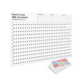 2024 Annual Wall Calendar Wall Planned Day Daily Schedule Countdown Calenders