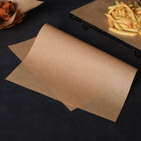 200 Pcs Unbleached Parchment Paper Non-Stick Baking Sheets for Cooking Grilling Air Fryer Steaming