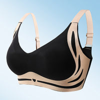 Wireless Push-Up Bra Lifting Anti-Sagging Seamless Bra Black