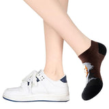 5 Pairs of Low Cut Socks Funny Womens Novelty Socks No Show Socks Style 1