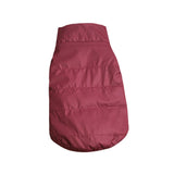 Winter Warm Dog Coat Pet Jacket Dog Clothes Wine Red