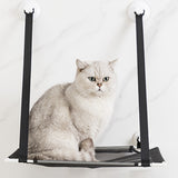 Pet Bed Cat Hammock Hanging Bed Suction Cup Mounted Hanging Bed Black