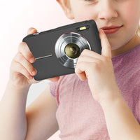 16X Zoom Digital Camera with 32GB Card 1080P Mini Video Camera for Teens Kids Black