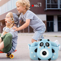 1080P HD Cute Animal Kids Digital Camera Toy Gift with 64G Memory Card Style 4