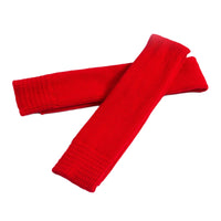 Pair of Thigh High Stocking Long Boot Socks Party Skating Leg Warmers for Women Girls Red