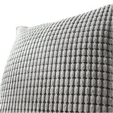 2Pcs Corduroy Throw Pillow Cover Sofa Lounge Cushion Cover Home Decor Grey