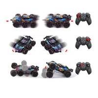 2.4GHz Remote Hand Control 8 Wheels Stunt Car Toys Gesture Sensing Remote Control Car Toy Purple