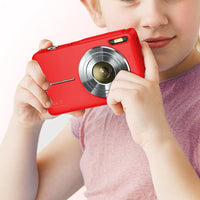 16X Zoom Digital Camera with 32GB Card 1080P Mini Video Camera for Teens Kids Red