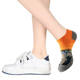 5 Pairs of Low Cut Socks Funny Womens Novelty Socks No Show Socks Style 2