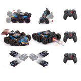 2.4GHz Remote Hand Control 8 Wheels Stunt Car Toys Gesture Sensing Remote Control Car Toy Orange