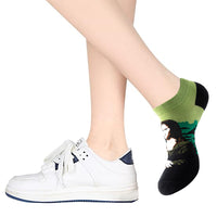 5 Pairs of Low Cut Socks Funny Womens Novelty Socks No Show Socks Style 1