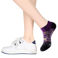 5 Pairs of Low Cut Socks Funny Womens Novelty Socks No Show Socks Style 2