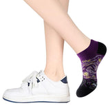 5 Pairs of Low Cut Socks Funny Womens Novelty Socks No Show Socks Style 1