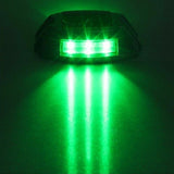 2Pcs Solar LED Pathway Driveway Lights Dock Step Safety Marker Lamps Green