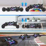 2.4GHz Remote Hand Control 8 Wheels Stunt Car Toys Gesture Sensing Remote Control Car Toy Purple