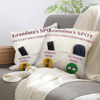 2Pcs Set 2-Pocket Throw Pillow Covers 44 x 44cm Pillowcase for Sofa Couch Home Decoration Style 2