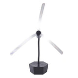 Fly Fans for Tables Fly Repellent Fan with Holographic Blades for Picnic Party Restaurant Kitchen