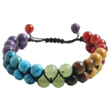 Chakra Bracelet Braided Bracelet Yoga Bead Jewellery Style 2