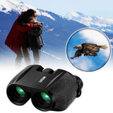 10x25 Binoculars Folding Compact Binoculars with Night Vision