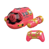 RC Boats with LED Light 2.4GHz Remote Control Boat Kid Toy Gift Pink