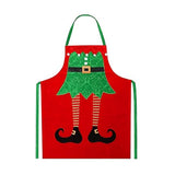 Christmas Apron Kitchen Cooking Apron Sleeveless Apron Baking Apron Gardening Apron Style 3