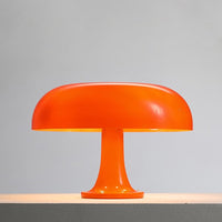 Retro LED Mushroom Table Lamp  Dimmable Desk Lamp Hotel Bedroom Decoration Orange