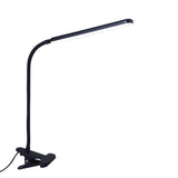 Adjustable Clip On Desk Lamp Book Light Reading Light with 3 Colors 10 Brightness Black