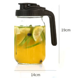 2Pcs Multipurpose Mason Jar Cold Brew Coffee Maker Jar for Milk Juice Drink