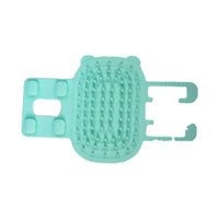 Silicone Pet Tickling Artifact CatsTickling Comb Cat Corner Brush Pet Itch Tool Green