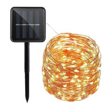 22-Meter Solar Fairy String Lights 8 Modes Garden Yard Decorative Light Warm Light