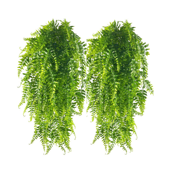 2Pcs Artificial Ivy Vine Hanging Plants Faux Leaf Plants Fake Plants Garden Decor