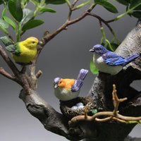 Miniature Mini Birds Statue Decoration Fairy Garden Resin Craft