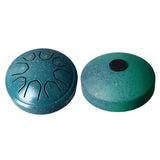 8-Note Rain Drum Steel Tongue Drum Rain Chime for Outside Garden Green