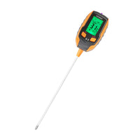 4-in-1 Soil Meter Digital Display Gardening Test Meter for Plant Temperature/Soil Moisture/PH Meter/Sunlight Intensity