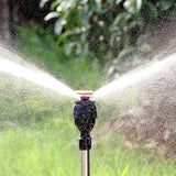 Rotating Tripod Sprinkler Automatic Rotating Irrigation Stand Water Sprinkler for Garden Yard Lawn