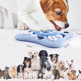 Interactive Dog Treat Puzzle Toys Slow Feeder with Squeak Design