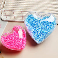 20Pcs Clear Fillable Christmas Hanging Ornaments Heart Shape Baubles Wedding Favours Xmas Decoration