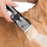 Pet Electric Grooming Kit Cat Dog Hair Clipper Cordless Trimmer with 4 Combs