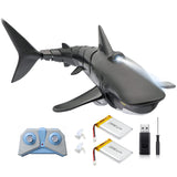 2.4G Remote Control Shark Toy RC Simulation Shark for Swimming Pool Gray